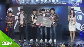 *EscA* and *Taejun* receiving awards for a domestic Black Squad tournament