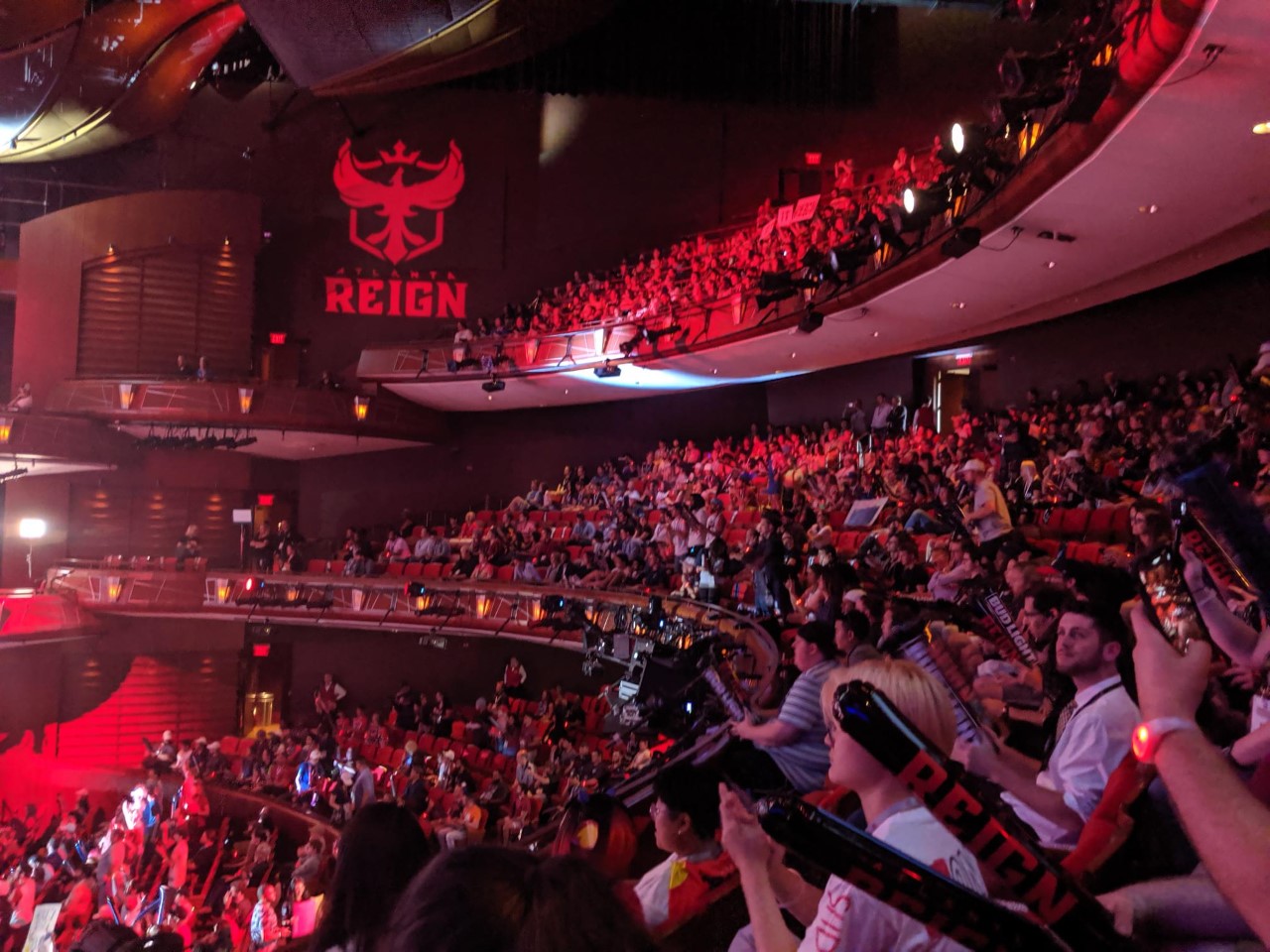 Fans at the arena