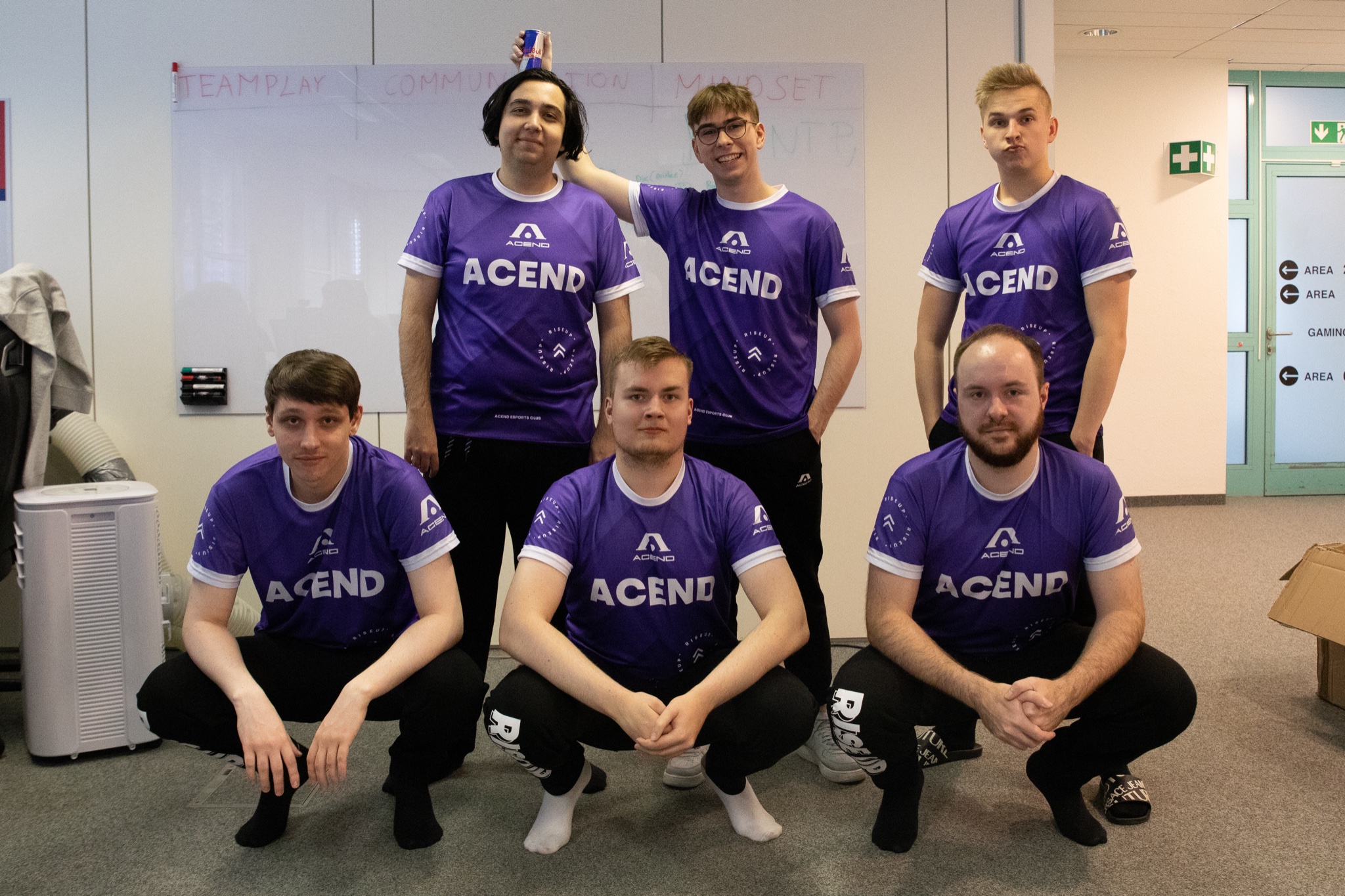 Acend and their coach in bootcamp